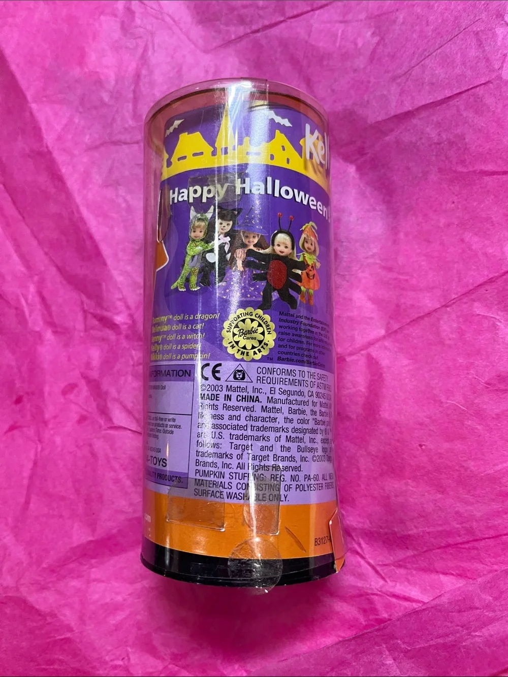 2003 Mattel Barbie Kelly Club Nikki  Target Special Edition Pumpkin NRFB